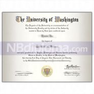 華盛頓大學畢業證書版面University of Washington diploma
