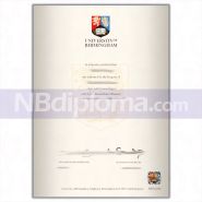 Birmingham diploma伯明翰大学毕业证样本