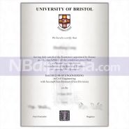 布裡斯托大學畢業證書Bristol University Certificate