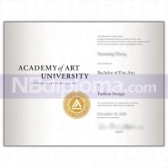 旧金山艺术大学大學畢業證書Academy of Art University diploma