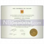卡爾加里大學畢業證書University of Calgary diploma