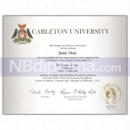 卡爾頓大學畢業證書Carleton University diploma